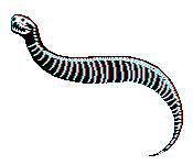 skeletal snake pixel art