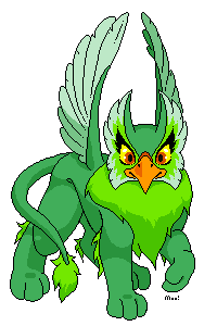 green eyrie pixel art